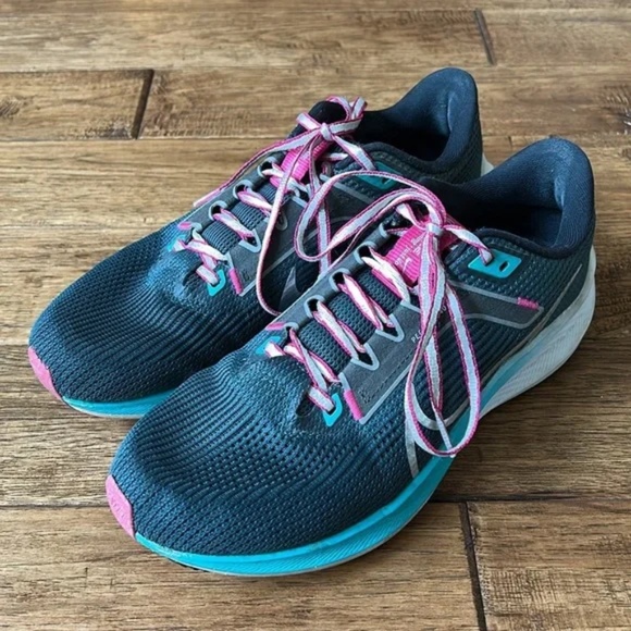 Nike Air Zoom Pegasus 40 Road Running Shoes Black Green Blue Pink Womens Size 9 - Picture 5 of 10